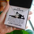 Gift for Soulmate - Smokin' Hot - Knight in Shining Armor - Love Knot Pendant Necklace