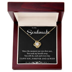 Soulmate You Took My Breath Away Love Forever and Always Pendant Necklace