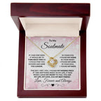 To My Soulmate - Turn Back Time - Love Knot Necklace
