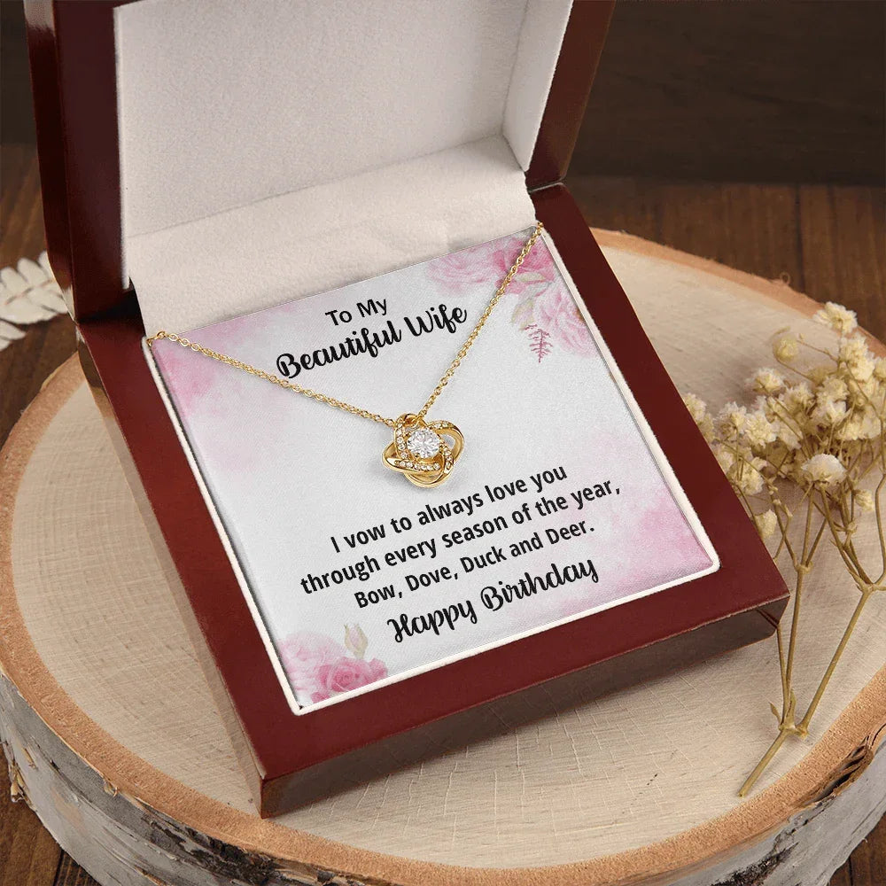 Funny Birthday Gift for Beautiful Wife from Hunter Husband