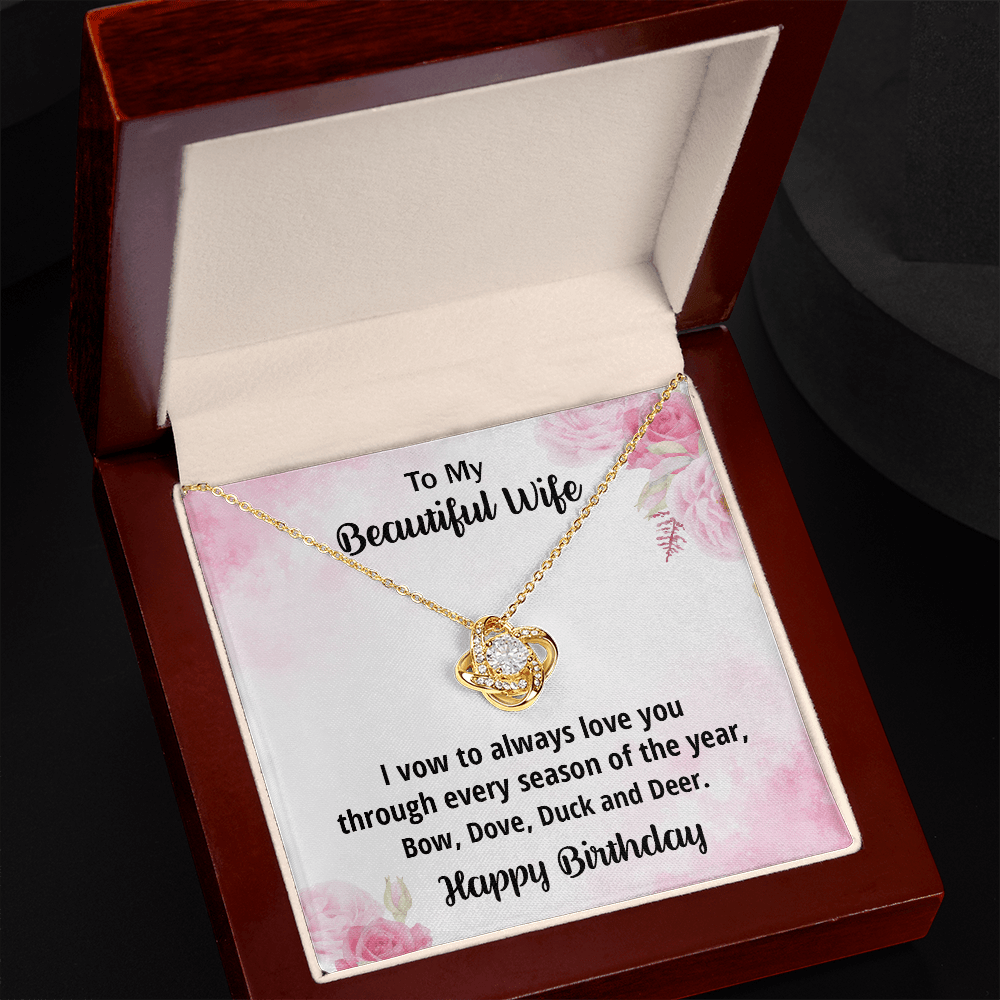 Funny Birthday Gift for Beautiful Wife from Hunter Husband - Mallard Moon Gift Shop