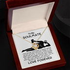 Gift for Soulmate - Smokin' Hot - Knight in Shining Armor - Love Knot Pendant Necklace