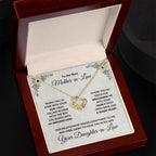 Gift for Mother-in-Law Love Knot Necklace from Daughter-in-Law