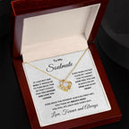 To My Soulmate - Love You Longer - Love Knot Pendant Necklace