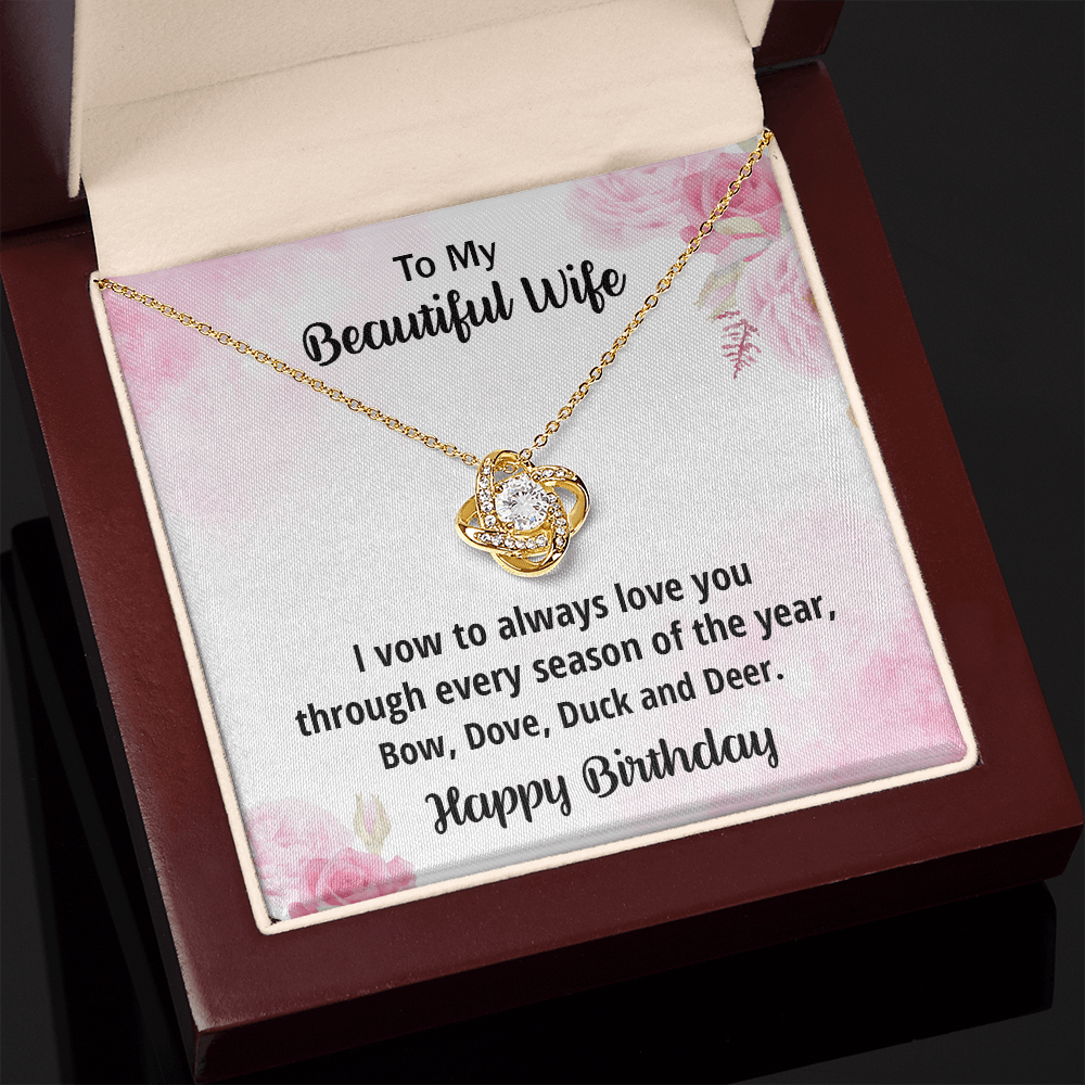 Funny Birthday Gift for Beautiful Wife from Hunter Husband - Mallard Moon Gift Shop