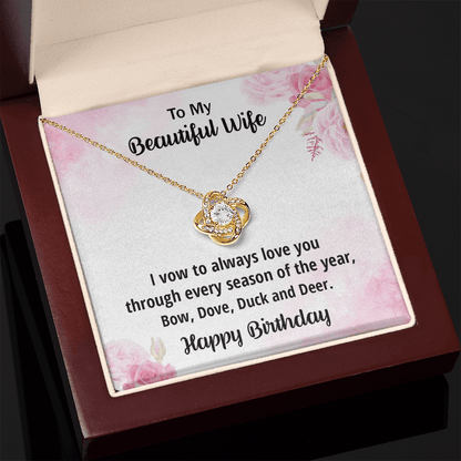 Funny Birthday Gift for Beautiful Wife from Hunter Husband - Mallard Moon Gift Shop