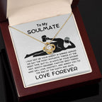 Gift for Soulmate - Smokin' Hot - Knight in Shining Armor - Love Knot Pendant Necklace