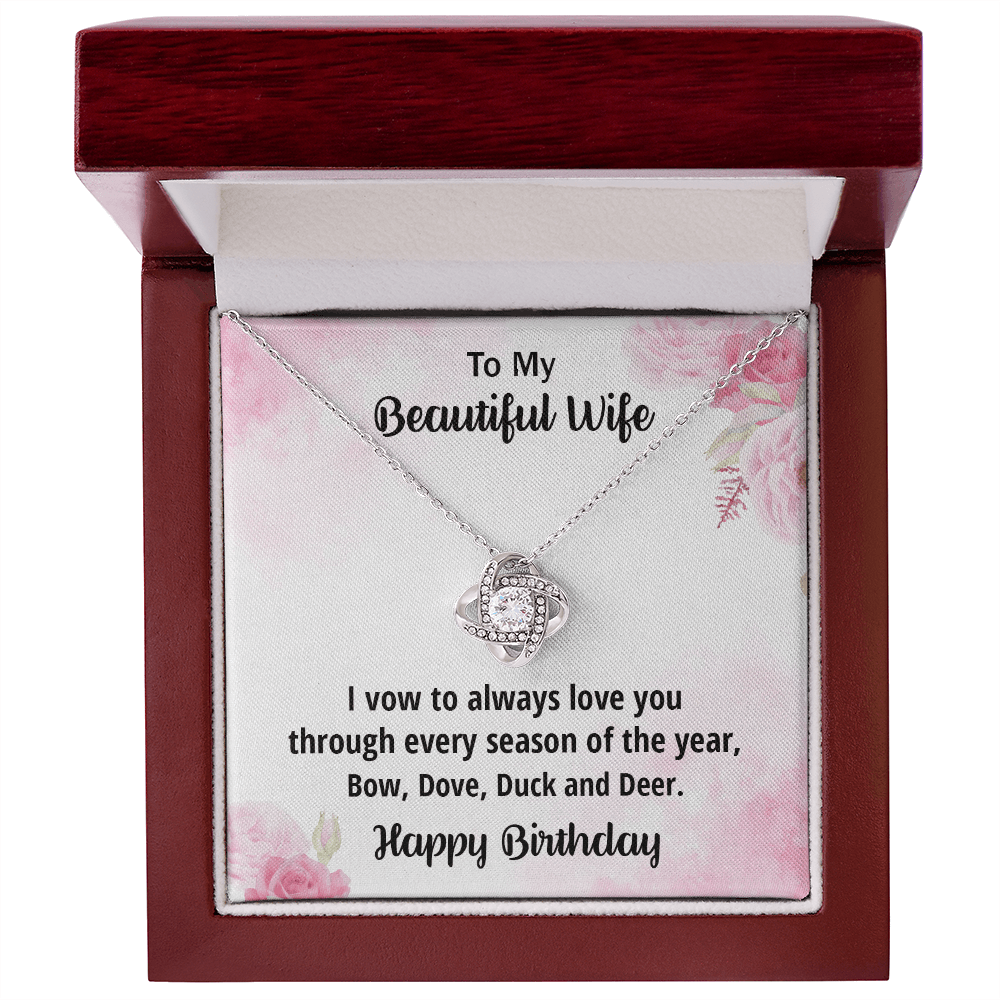Funny Birthday Gift for Beautiful Wife from Hunter Husband - Mallard Moon Gift Shop