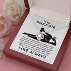 Gift for Soulmate - Smokin' Hot Love Knot Necklace