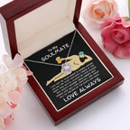 To My Soulmate Not Your Knight in Shining Armor Love Knot Necklace
