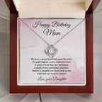 Birthday Gift for Mom - A Special Bond - Love Knot Necklace