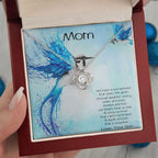 Gift for Mom from Son Love Knot Pendant Necklace