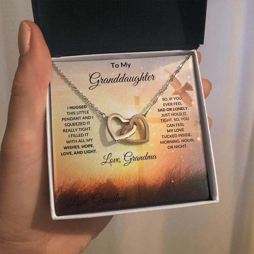 Granddaughter Gift Love Grandma Necklace