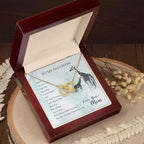 To My Daughter Best Friend for Life Interlocking Hearts Necklace