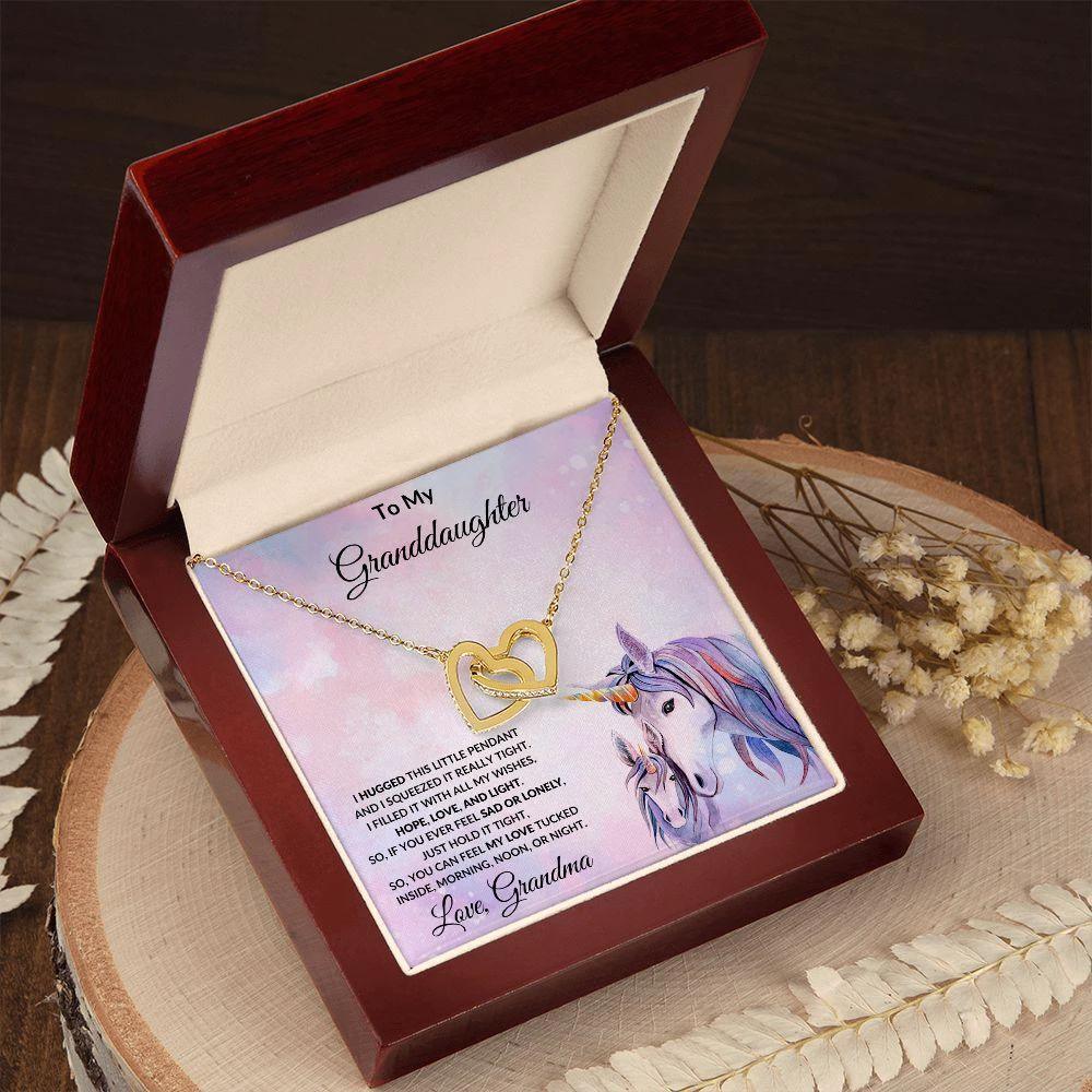 Granddaughter Gift From Grandma Unicorn Message Card