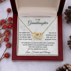 Gift for Granddaughter - Special to Me - Interlocking Hearts Necklace