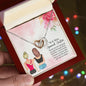 To a Special Sister Interlocking Hearts Necklace - Mallard Moon Gift Shop