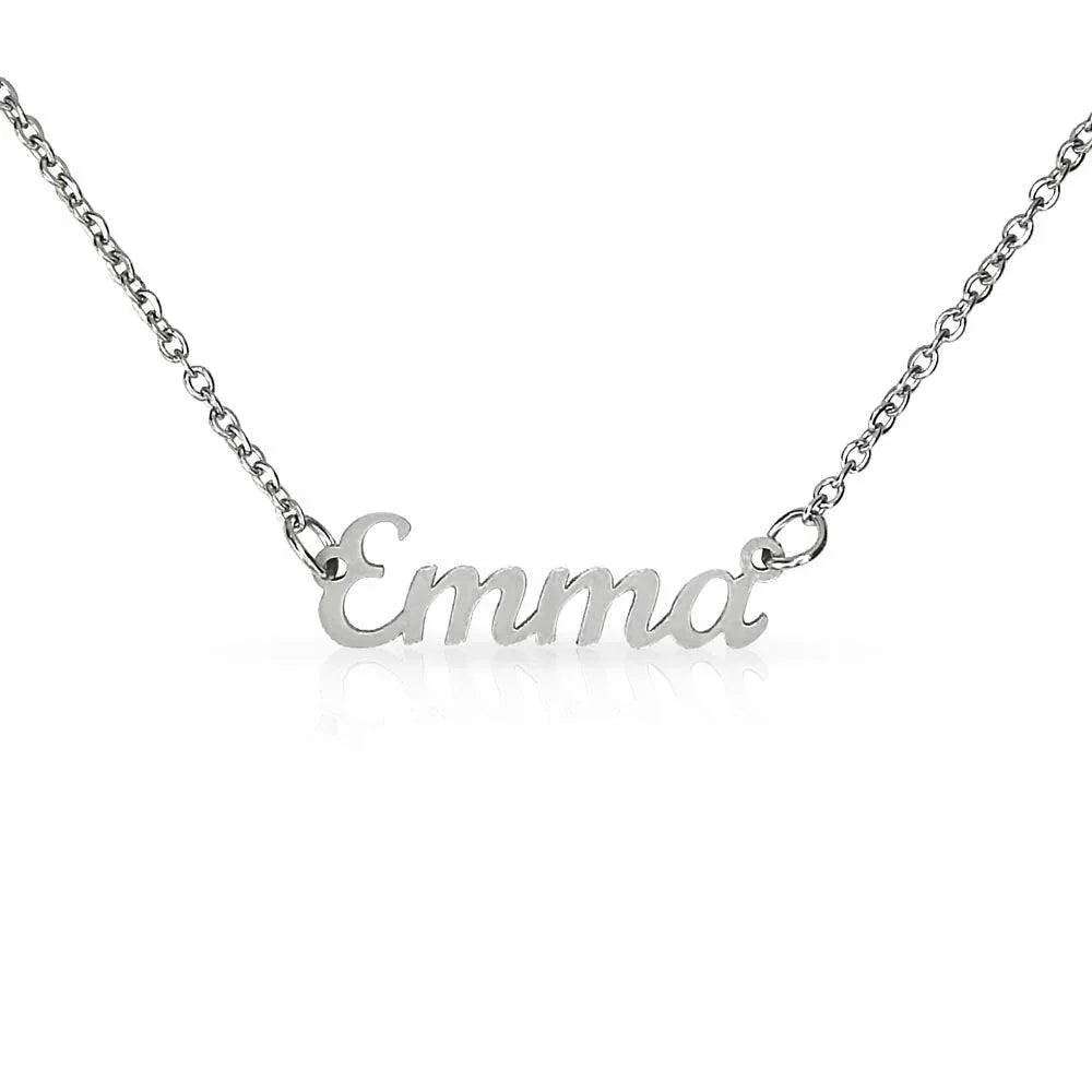 To My Daughter - I Love You, Dad - Personalized Name Necklace