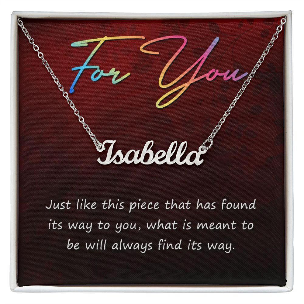 Gift for Her, Personalized Name Necklace
