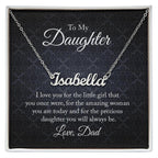 To My Daughter Personalized Name Necklace