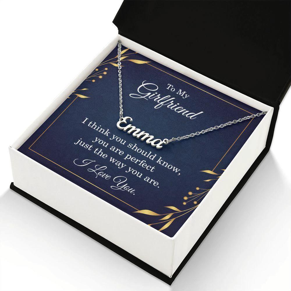 Gift for Girlfriend Personalized Name Necklace