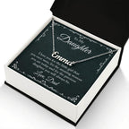 To My Daughter - I Love-you - Personalized Name Necklace