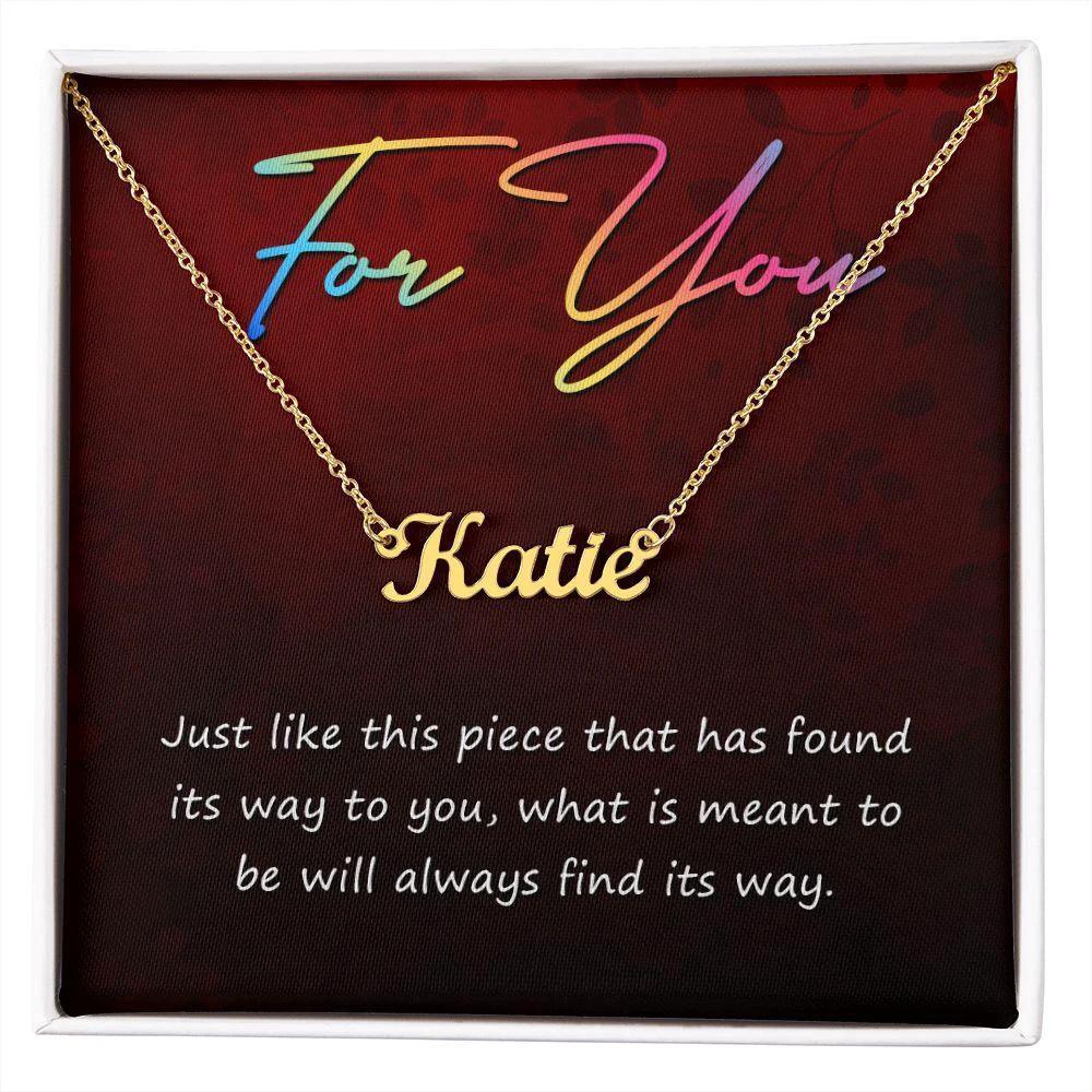 Gift for Her, Personalized Name Necklace