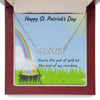 Gift for St. Patrick's Day Personalized Name Necklace