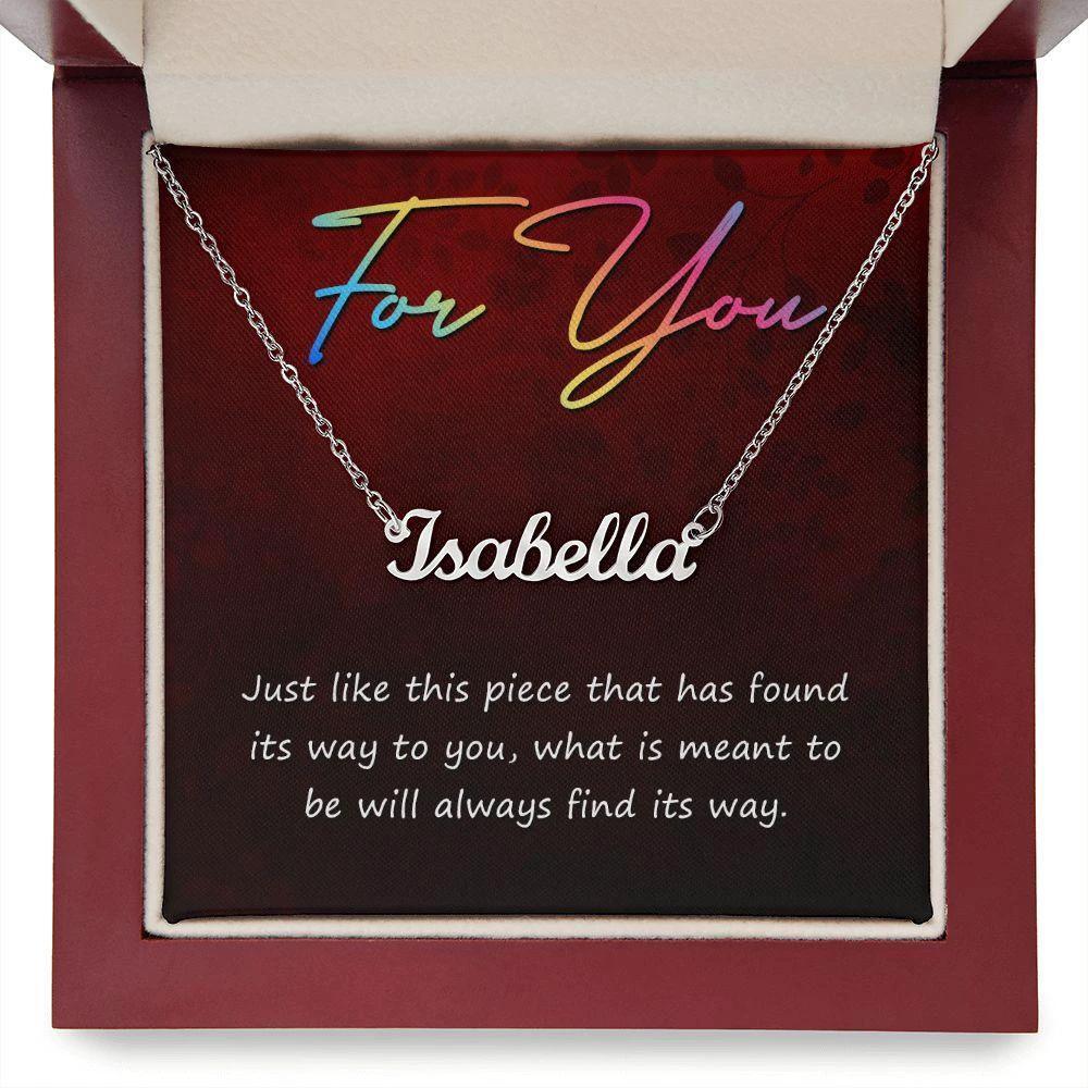 Gift for Her, Personalized Name Necklace