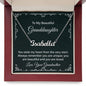 To My Beautiful Granddaughter Love Grandmother Personalized Name Necklace - Mallard Moon Gift Shop
