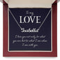 To My Love Personalized Name Necklace - Mallard Moon Gift Shop