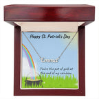 Gift for St. Patrick's Day Personalized Name Necklace