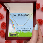 Gift for St. Patrick's Day Personalized Name Necklace