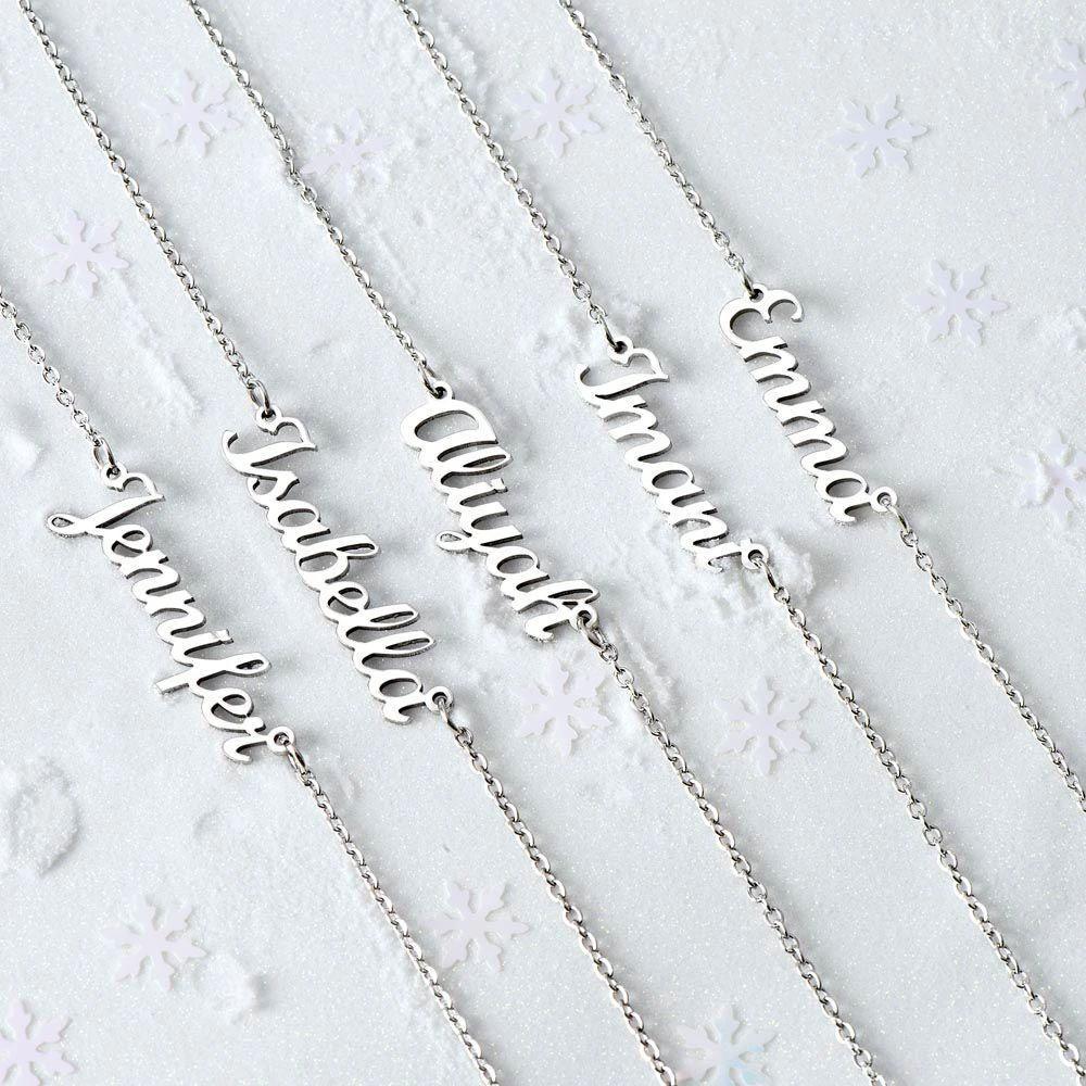 Personalized Name Necklace Made and Ships from USA