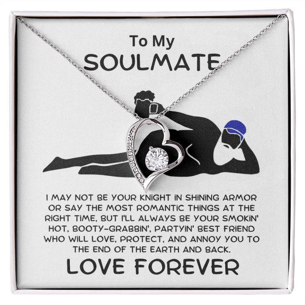 To My Soulmate - Smokin' Hot Valentine - Forever Love Pendant Necklace