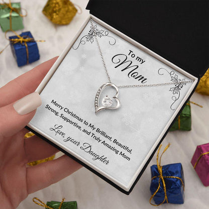 Christmas Gift for Mother from Daughter Forever Love Necklace - Mallard Moon Gift Shop
