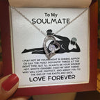To My Soulmate - From Your Smokin' Hot Lover - Heart Pendant Necklace