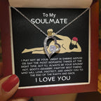 Gift for Soulmate Smoking Hot Lover Heart Pendant Necklace