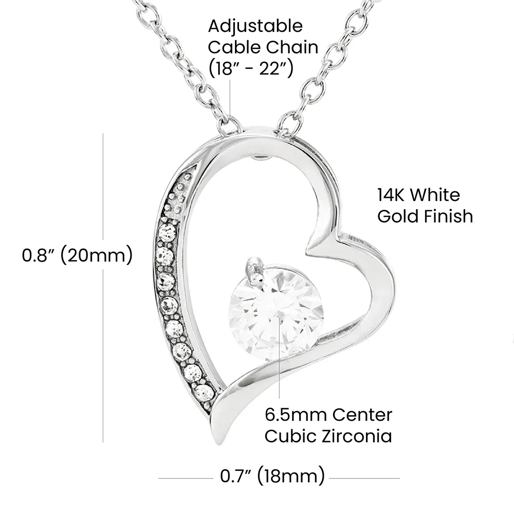 To My Granddaughter Necklace Love Grandma