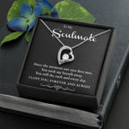 Soulmate You Take my Breath Away Forever Love Heart Necklace