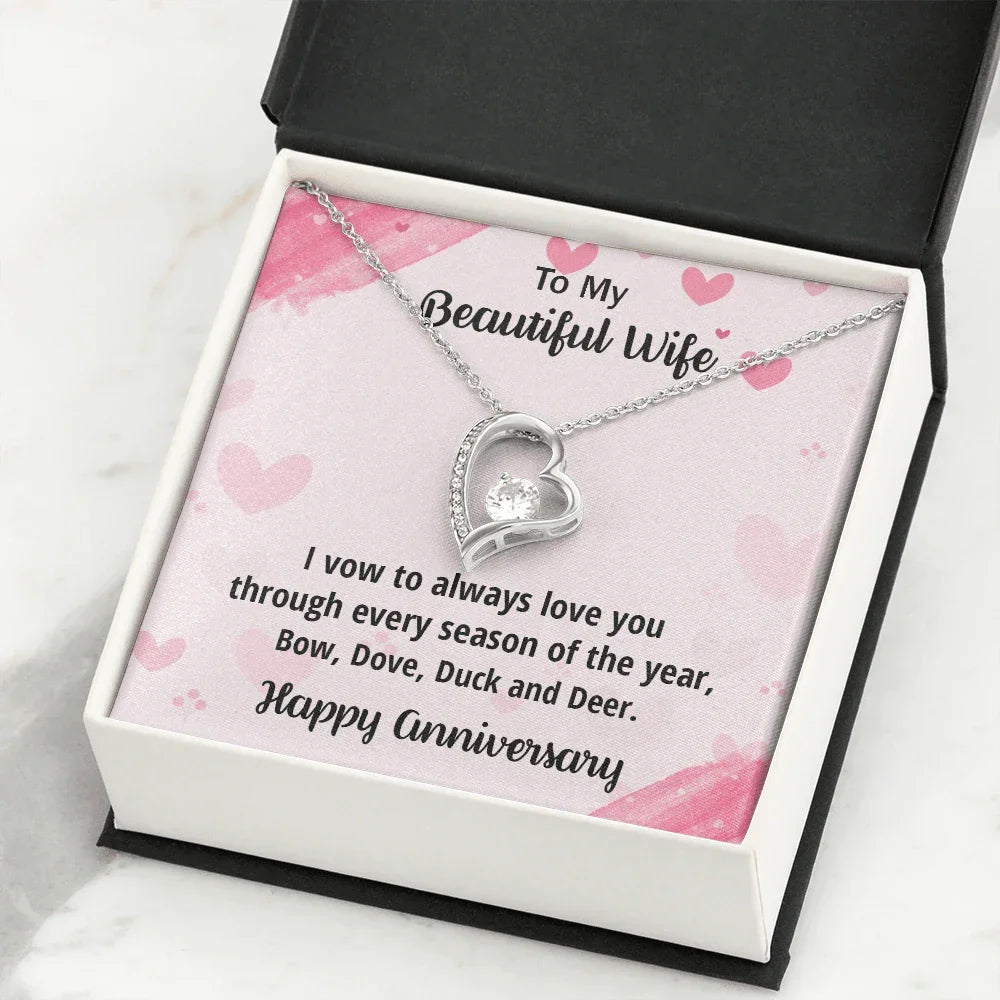 Funny Wife Anniversary Gift from Hunter Husband