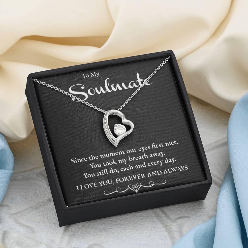 Soulmate Forever Love Heart Necklace - Mallard Moon Gift Shop