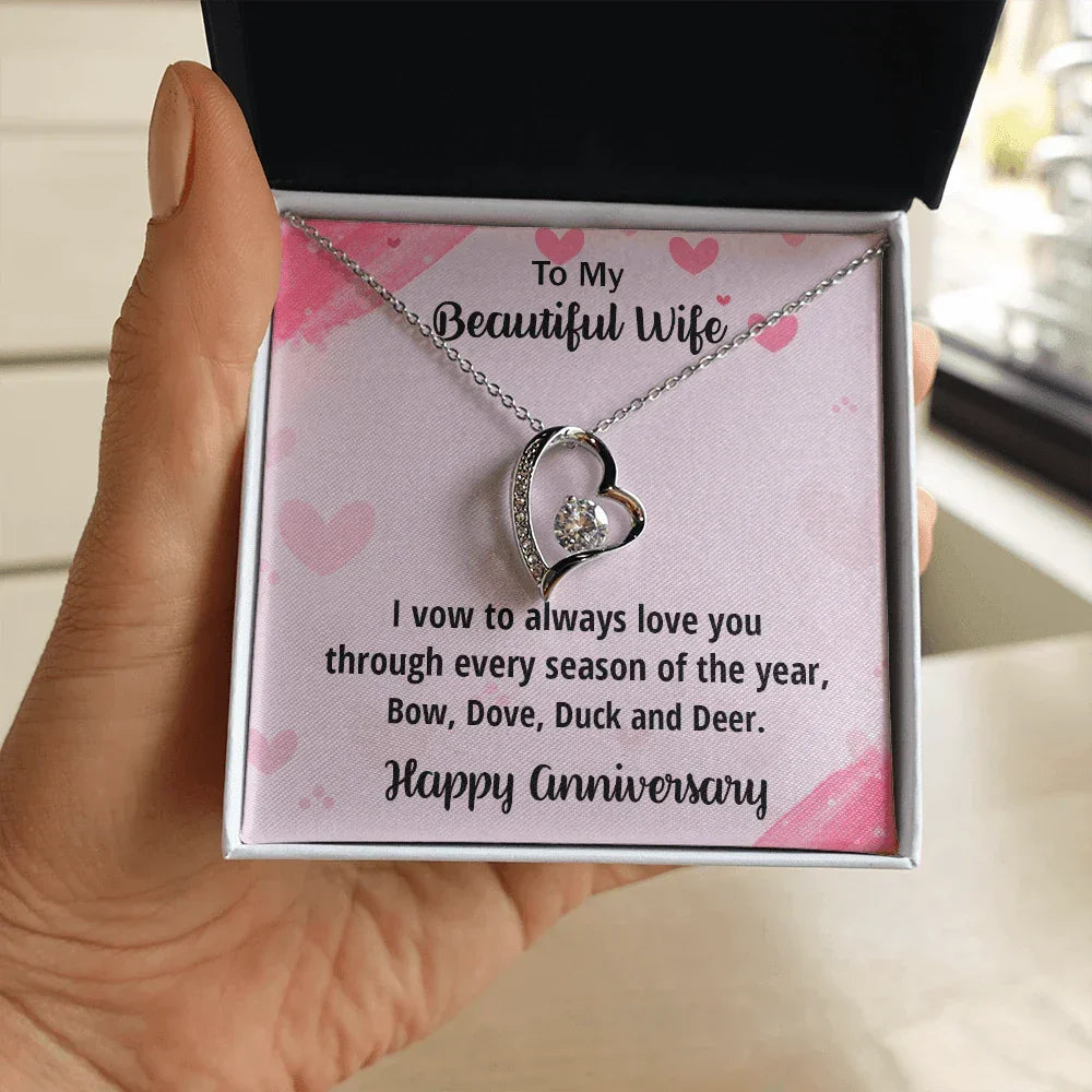 Funny Wife Anniversary Gift from Hunter Husband