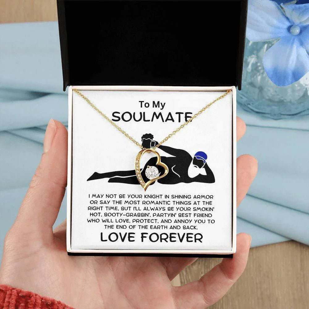 To My Soulmate - Smokin' Hot Valentine - Forever Love Pendant Necklace