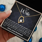 Gift for Wife - Bottom of my Heart - Forever Love Heart Pendant Necklace