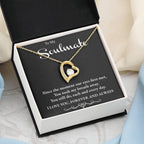 Soulmate You Take my Breath Away Forever Love Heart Necklace