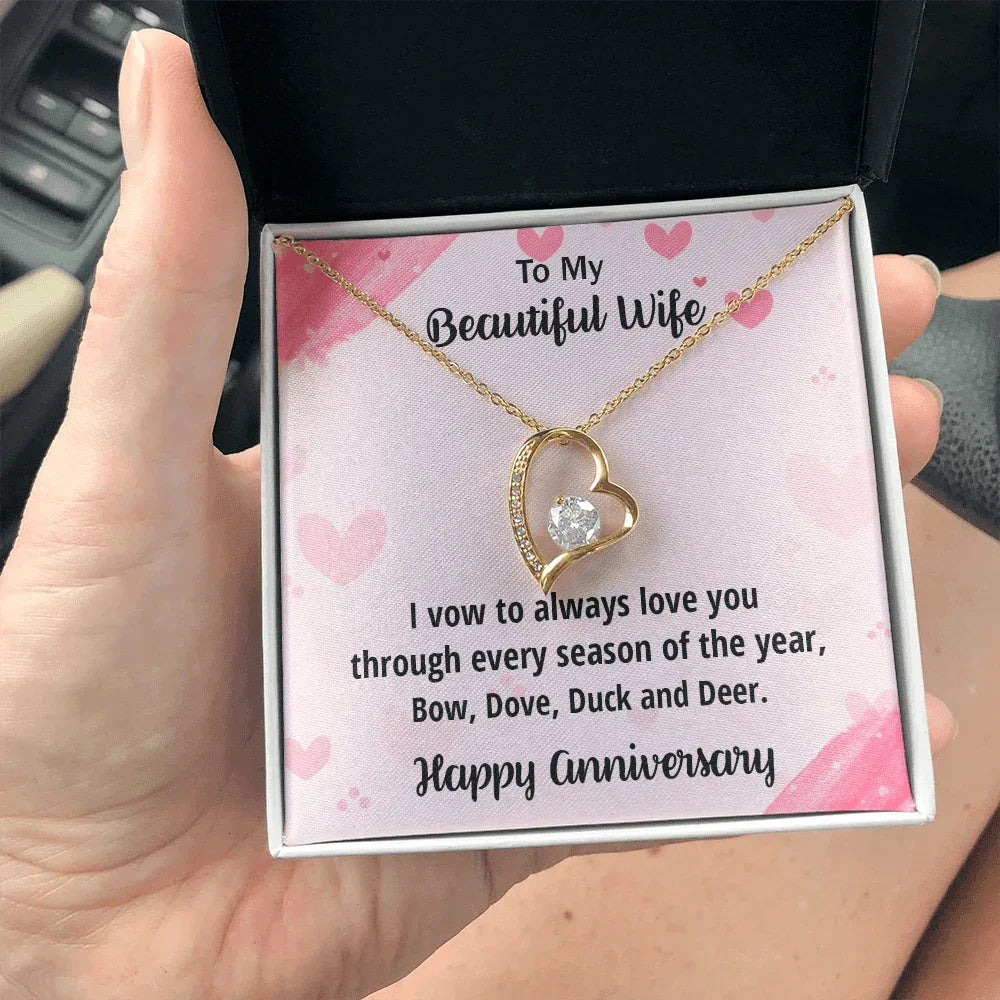 Funny Wife Anniversary Gift from Hunter Husband