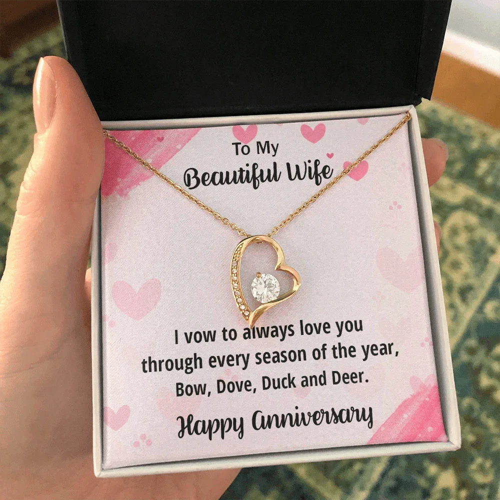 Funny Wife Anniversary Gift from Hunter Husband