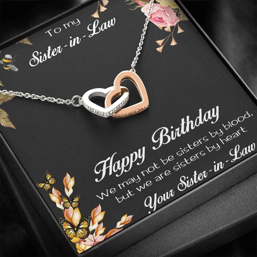 Sister-in-Law Birthday Heart Necklace