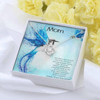 Gift for Mom from Daughter Love Knot Pendant Necklace